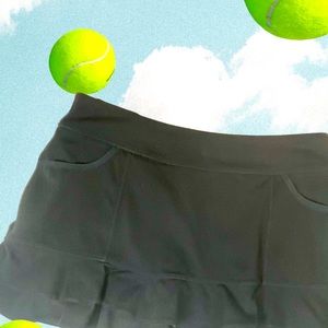 ZELLA WOMENS BLACK TENNIS SKIRT/SHORTS Size L